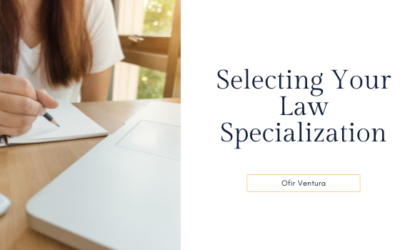 Selecting Your Law Specialization